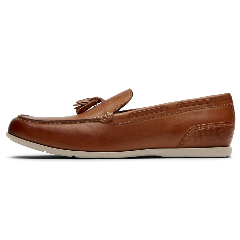 Mocassins Rockport Homem Marrom - Malcom Tassel - 24179DJOZ